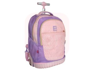 Mochila Carrinho Matelassê Pack n' Go – Estilo e Praticidade para o Volta às Aulas!