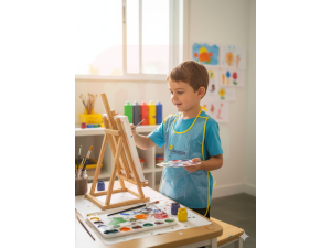 Avental Escolar de Plástico Personalizado