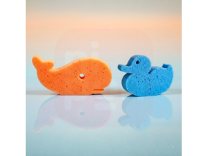 Esponja de Banho Infantil – Formato de Animais 